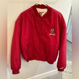 Vintage Alabama Crimson Tide Swingster Nylon Jacket Sz L Lined embroidered logo